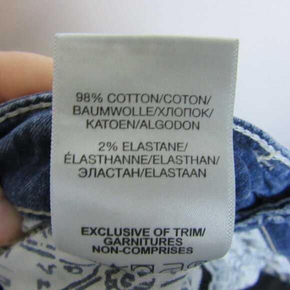 Silver Boyfriend Mid Jean Distressed Shorts Raw Hem Women's 26 - Picture 7 of 7